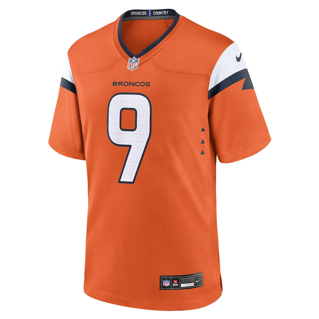 Talanoa Hufanga 9 Denver Broncos Team Game Men Jersey - Orange