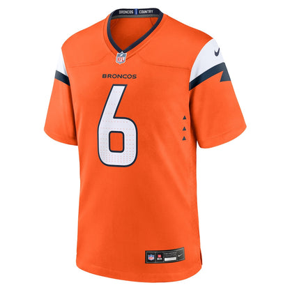 P.J. Locke 6 Denver Broncos Team Game Men Jersey - Orange