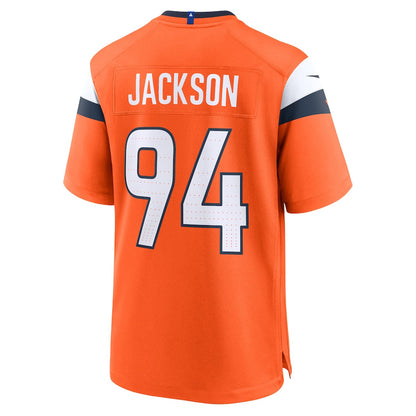 Jordan Jackson 94 Denver Broncos Team Game Men Jersey - Orange