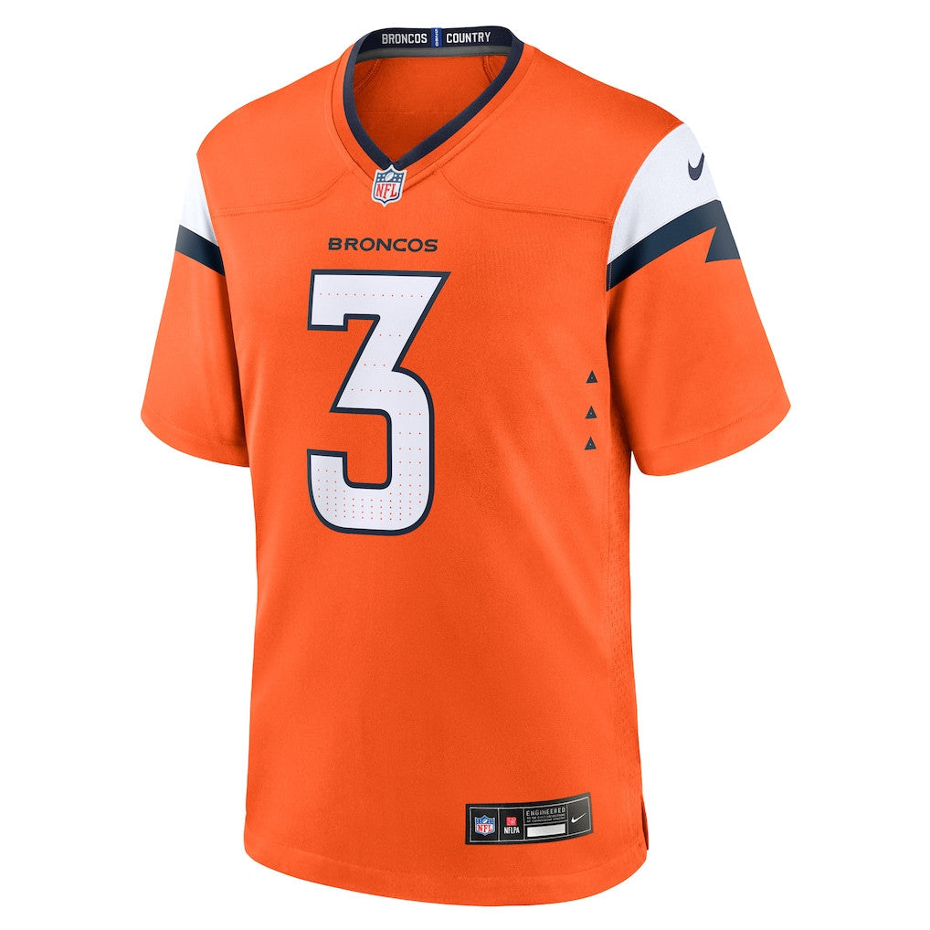 Wil Lutz 3 Denver Broncos Team Game Men Jersey - Orange