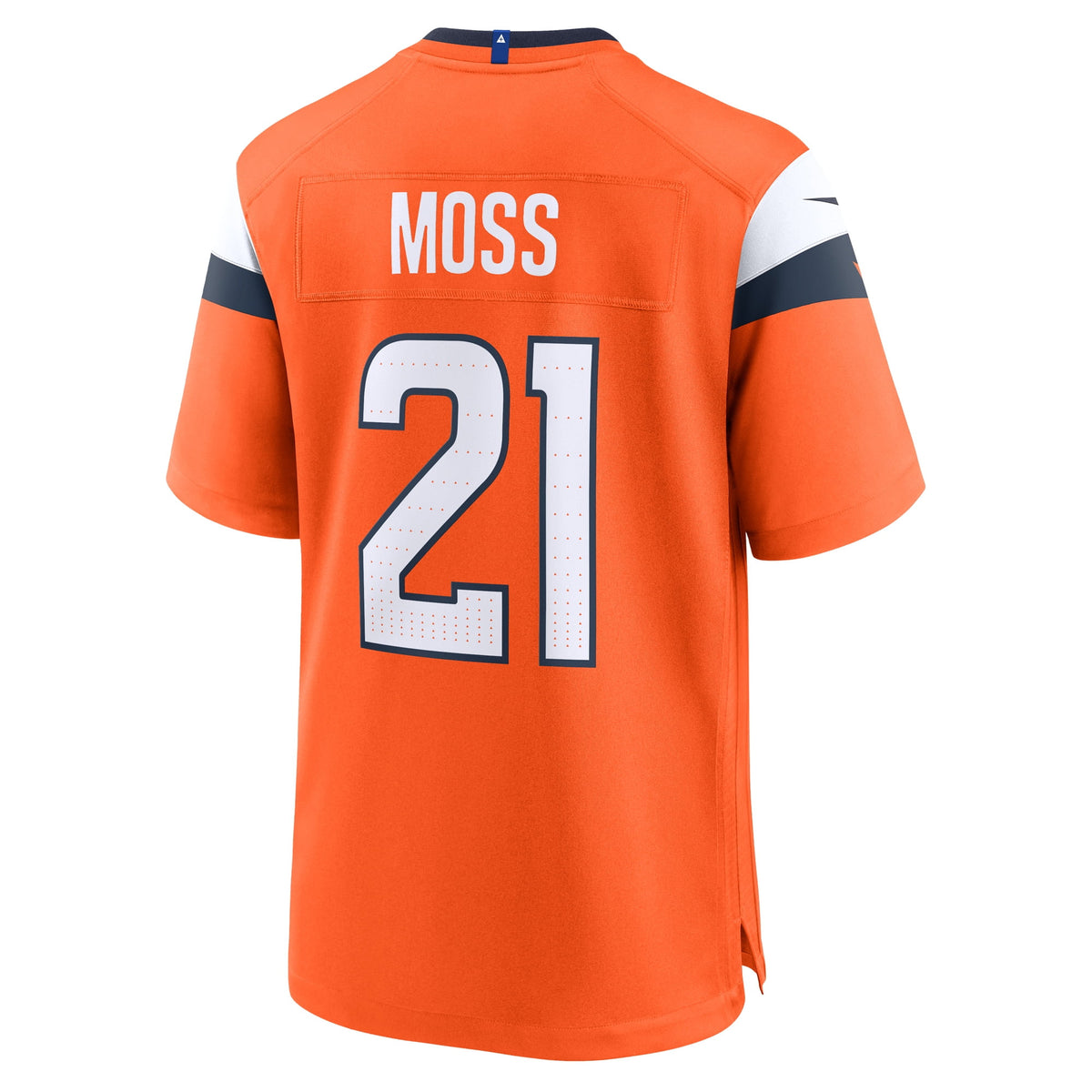 Riley Moss 21 Denver Broncos Team Game Men Jersey - Orange