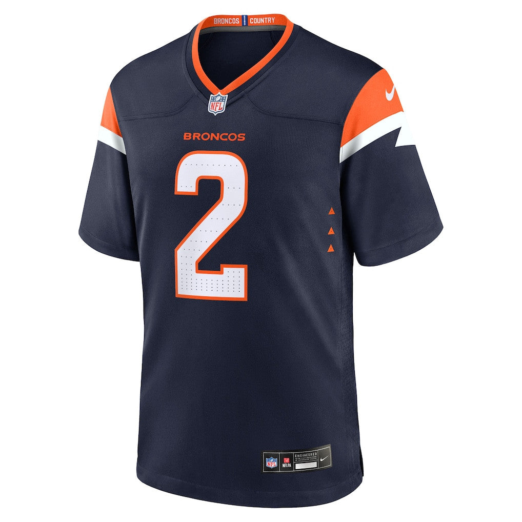 Patrick Surtain II 2 Denver Broncos Team Alternate Game Men Jersey - Navy