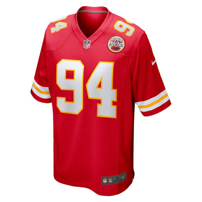 Malik Herring 94 Kansas City Chiefs Game Men Jersey - Red
