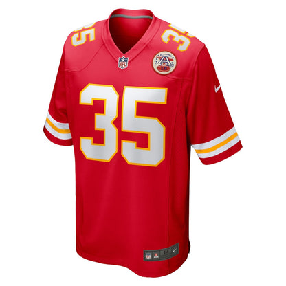 Jaylen Watson 35 Kansas City Chiefs Game Men Jersey - Red