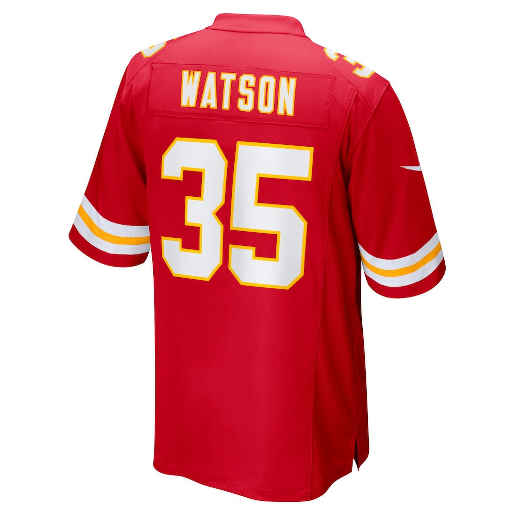 Jaylen Watson 35 Kansas City Chiefs Game Men Jersey - Red