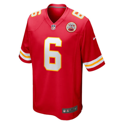 Bryan Cook 6 Kansas City Chiefs Game Men Jersey - Red