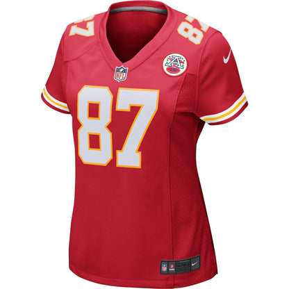 Travis Kelce 87 Kansas City Chiefs Women's Player Jersey - Red