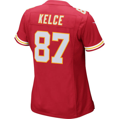 Travis Kelce 87 Kansas City Chiefs Women's Player Jersey - Red