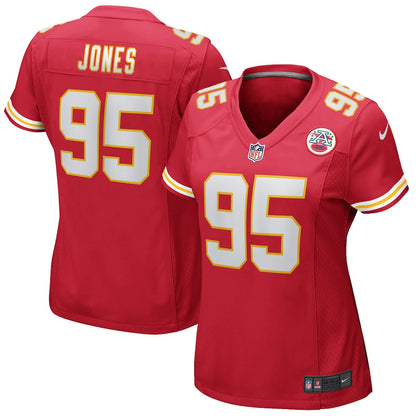 Chris Jones 95 Kansas City Chiefs Women's Player Jersey - Red
