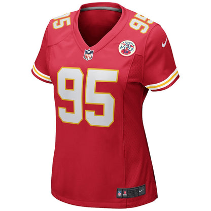 Chris Jones 95 Kansas City Chiefs Women's Player Jersey - Red