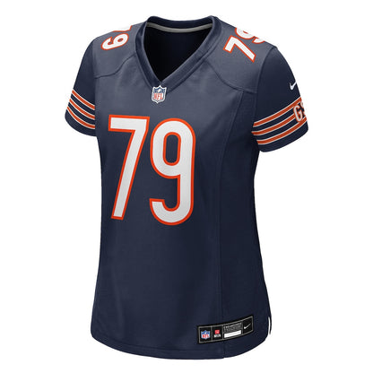 Theo Benedet 79 Chicago Bears Women's Team Game Jersey - Navy