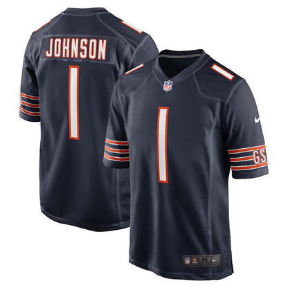 Jaylon Johnson 1 Chicago Bears Team Game Men Jersey - Navy