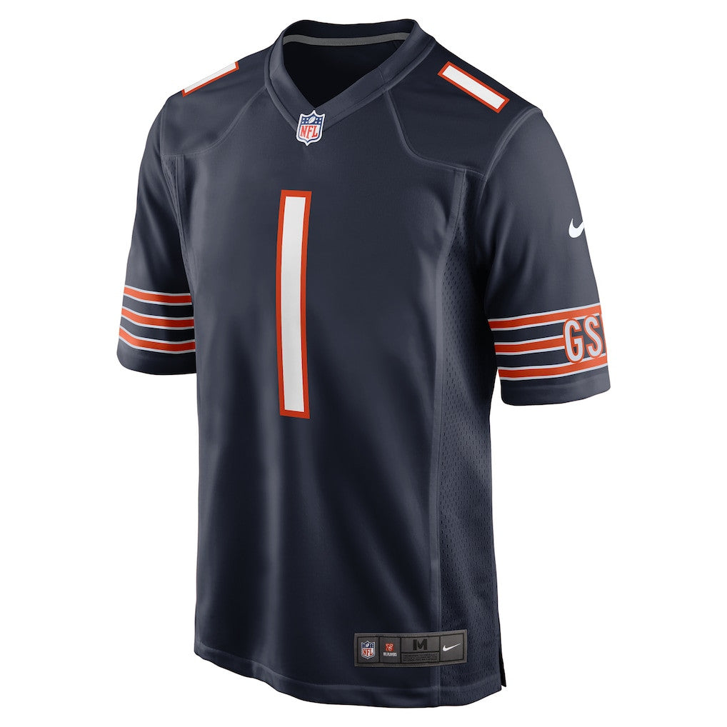 Jaylon Johnson 1 Chicago Bears Team Game Men Jersey - Navy