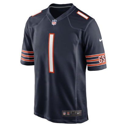 Jaylon Johnson 1 Chicago Bears Team Game Men Jersey - Navy