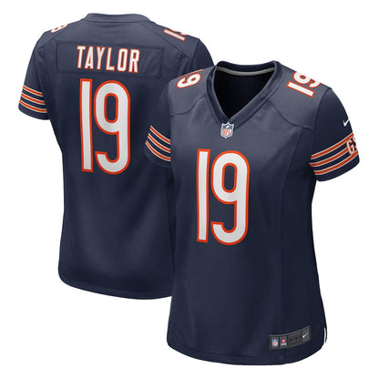 Tory Taylor 19 Chicago Bears Women's Game Jersey - Navy