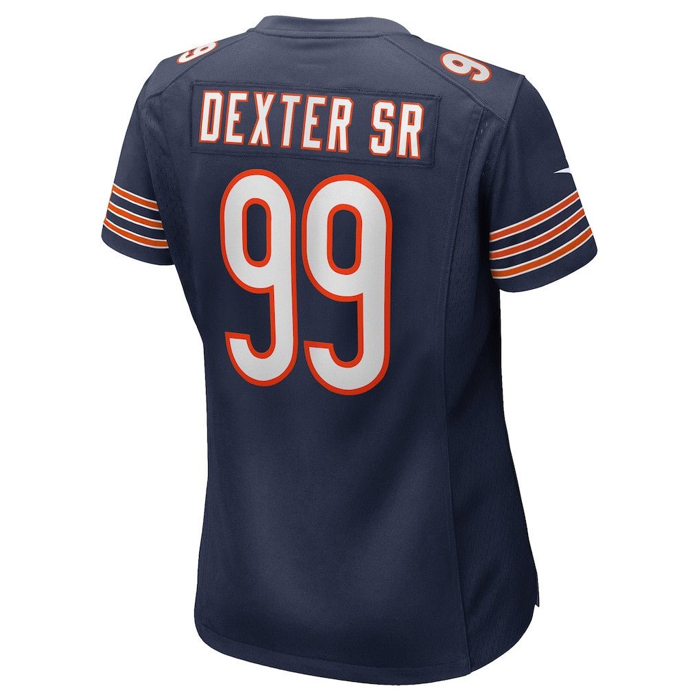 Gervon Dexter Sr. 99 Chicago Bears Women's Game Jersey - Navy