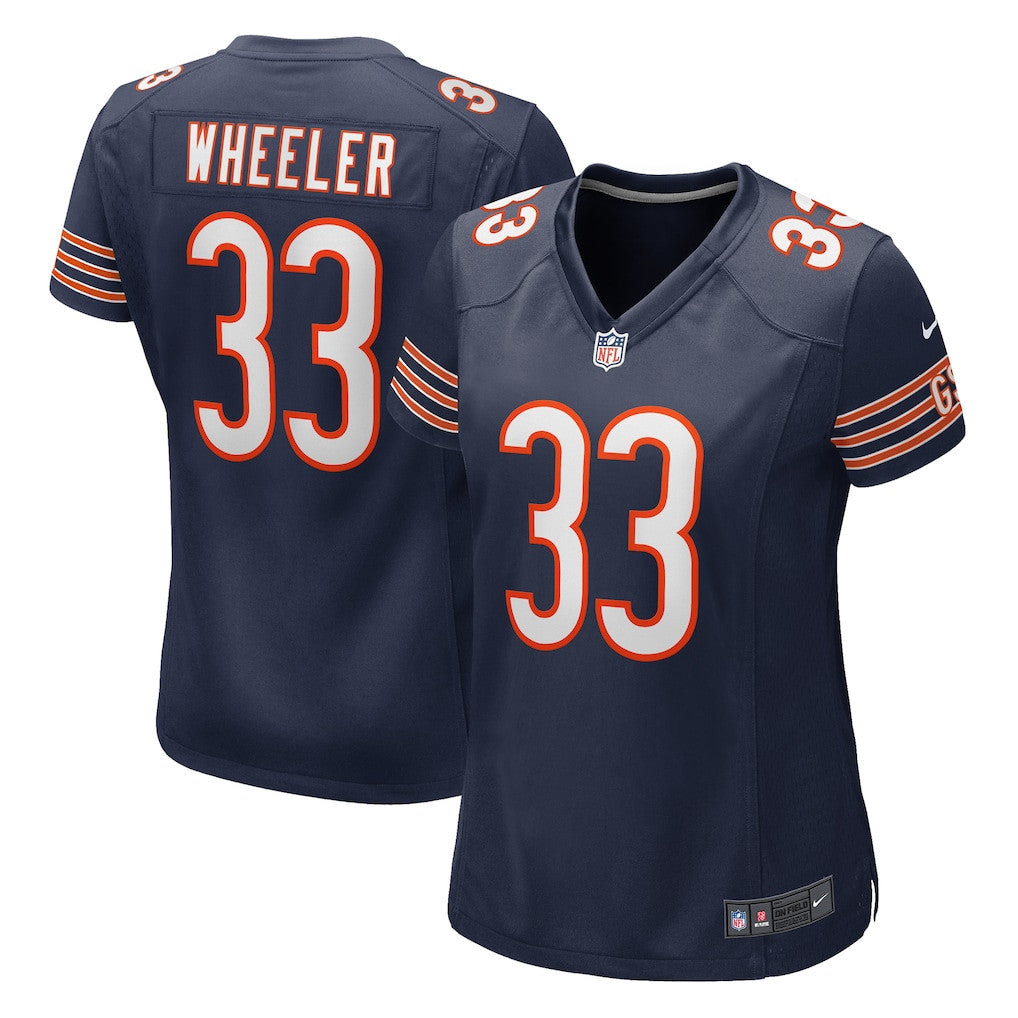 Ian Wheeler 33 Chicago Bears Women's Game Jersey - Navy