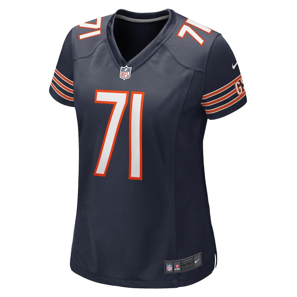 Ryan Bates 71 Chicago Bears Women's Game Jersey - Navy