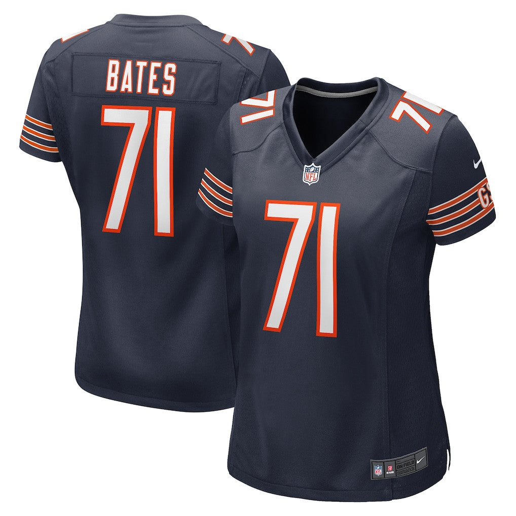 Ryan Bates 71 Chicago Bears Women's Game Jersey - Navy