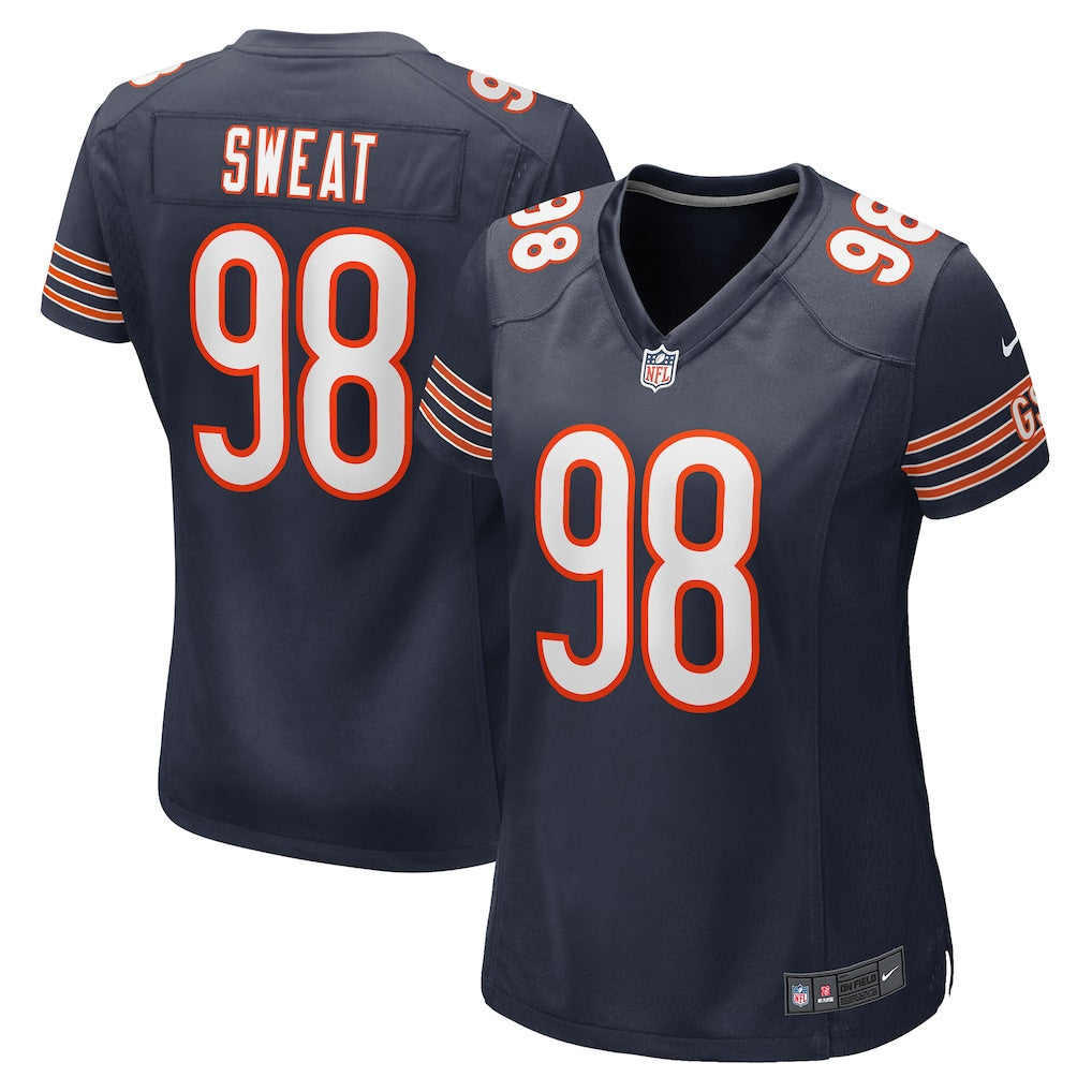 Montez Sweat 98 Chicago Bears Women's Game Jersey - Navy