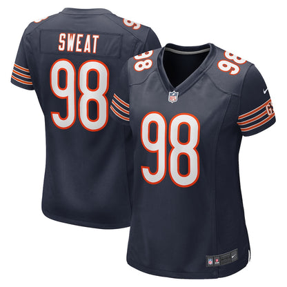 Montez Sweat 98 Chicago Bears Women's Game Jersey - Navy