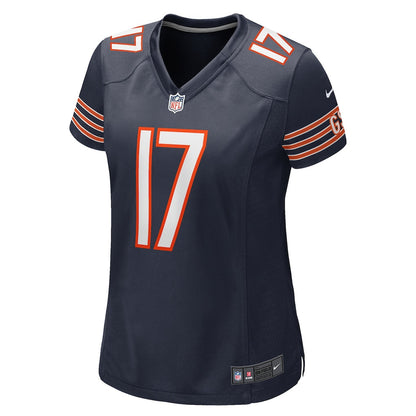 Tyson Bagent 17 Chicago Bears Women's Game Jersey - Navy