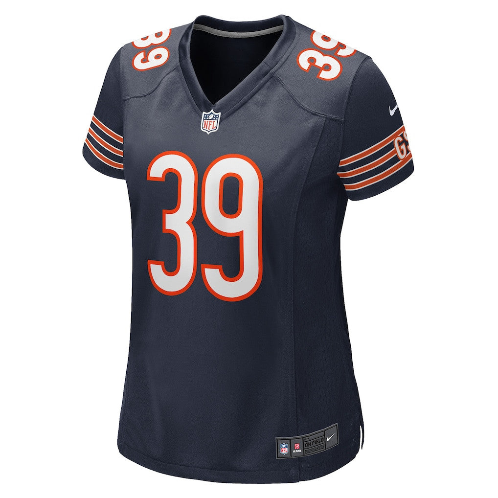 Josh Blackwell 39 Chicago Bears Women's Game Player Jersey - Navy
