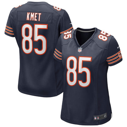 Cole Kmet 85 Chicago Bears Women's Game Player Jersey - Navy
