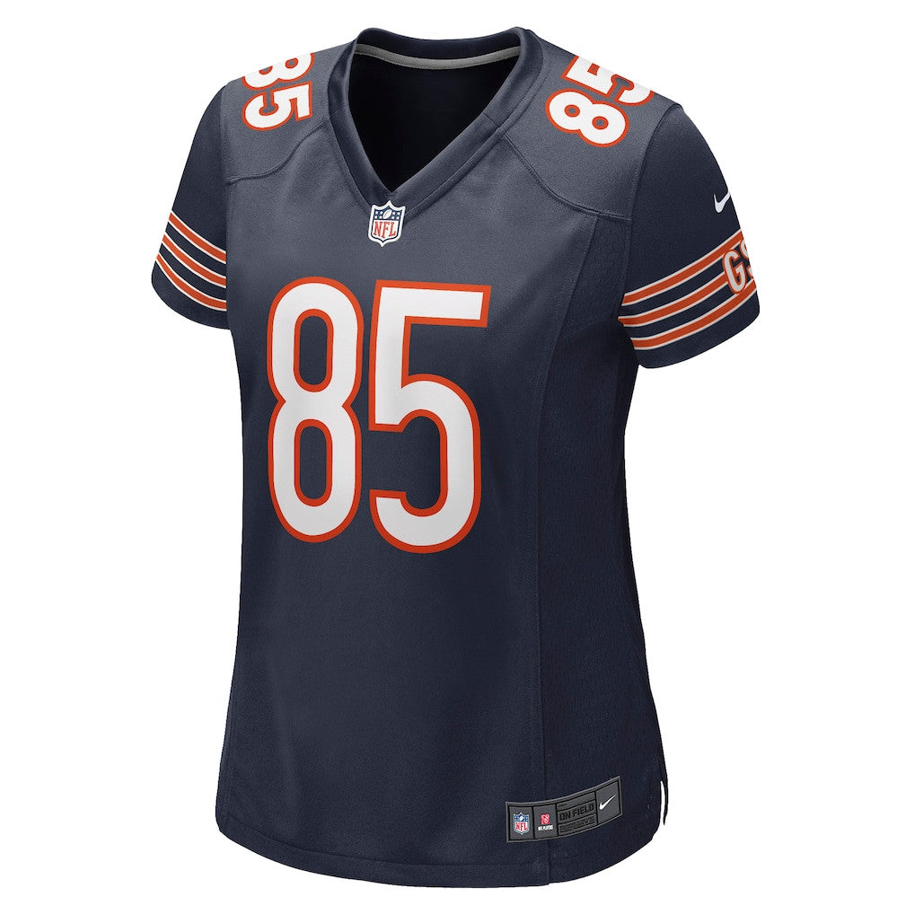 Cole Kmet 85 Chicago Bears Women's Game Player Jersey - Navy