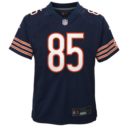 Cole Kmet 85 Chicago Bears Game YOUTH Jersey - Navy