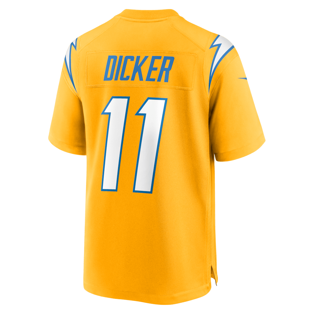 Cameron Dicker 11 Los Angeles Chargers Alternate Game Men Jersey - Gold