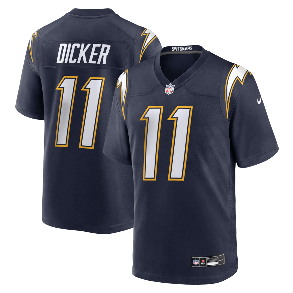 Cameron Dicker 11 Los Angeles Chargers Alternate Game Men Jersey - Navy