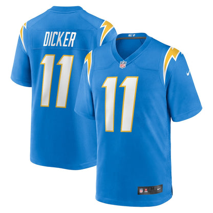 Cameron Dicker 11 Los Angeles Chargers Game Men Jersey - Powder Blue