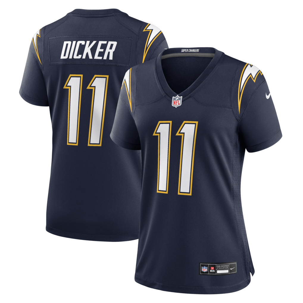 Cameron Dicker 11 Los Angeles Chargers Women's Alternate Game Jersey - Navy