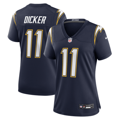 Cameron Dicker 11 Los Angeles Chargers Women's Alternate Game Jersey - Navy