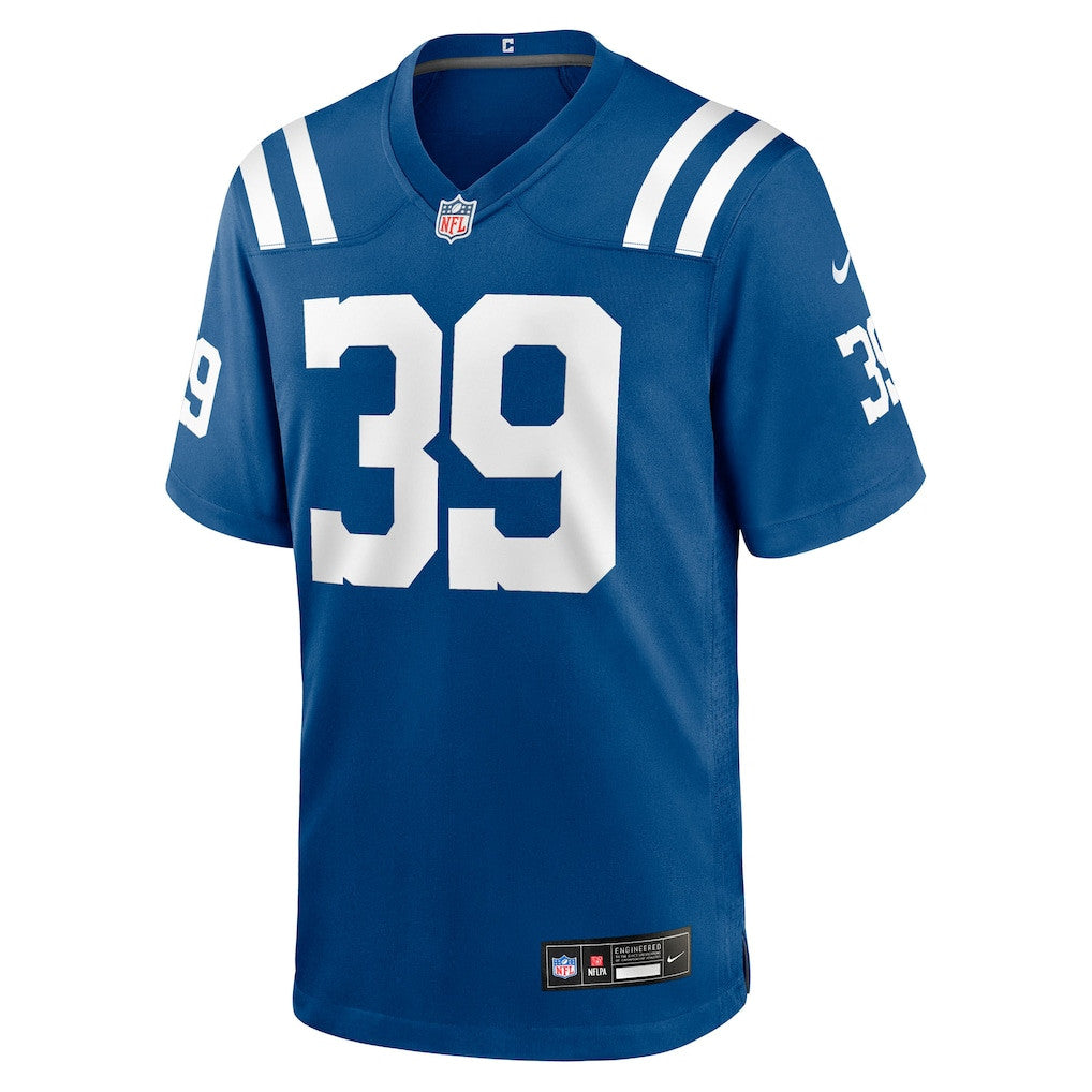 George Odum 39 Indianapolis Colts Team Game Men Jersey - Royal