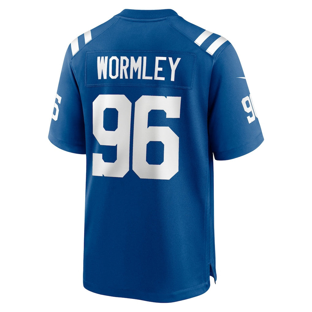 Chris Wormley 96 Indianapolis Colts Team Game Men Jersey - Royal