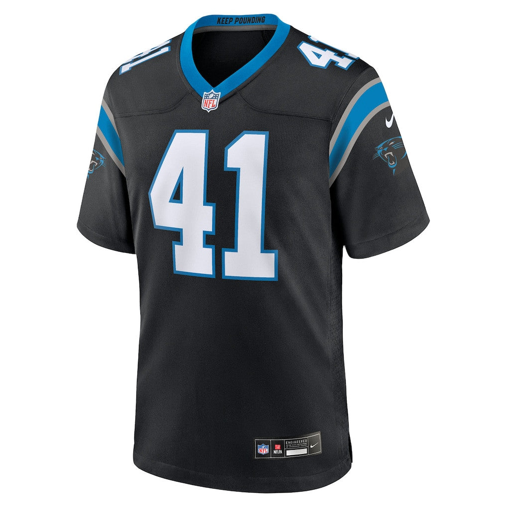 Jacoby Windmon 41 Carolina Panthers Team Game Men Jersey - Black