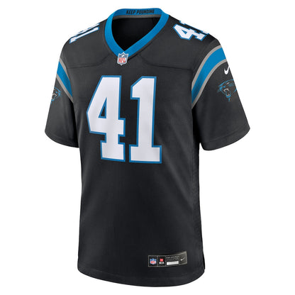 Jacoby Windmon 41 Carolina Panthers Team Game Men Jersey - Black