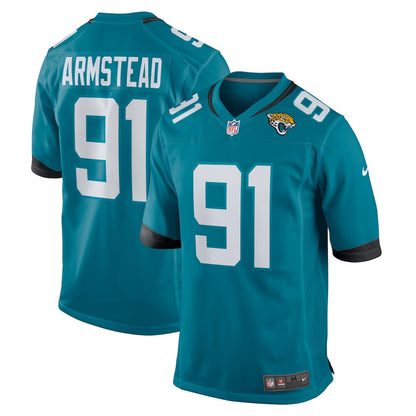 Arik Armstead 91 Jacksonville Jaguars Team Game Men Jersey - Teal