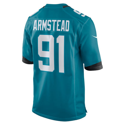 Arik Armstead 91 Jacksonville Jaguars Team Game Men Jersey - Teal