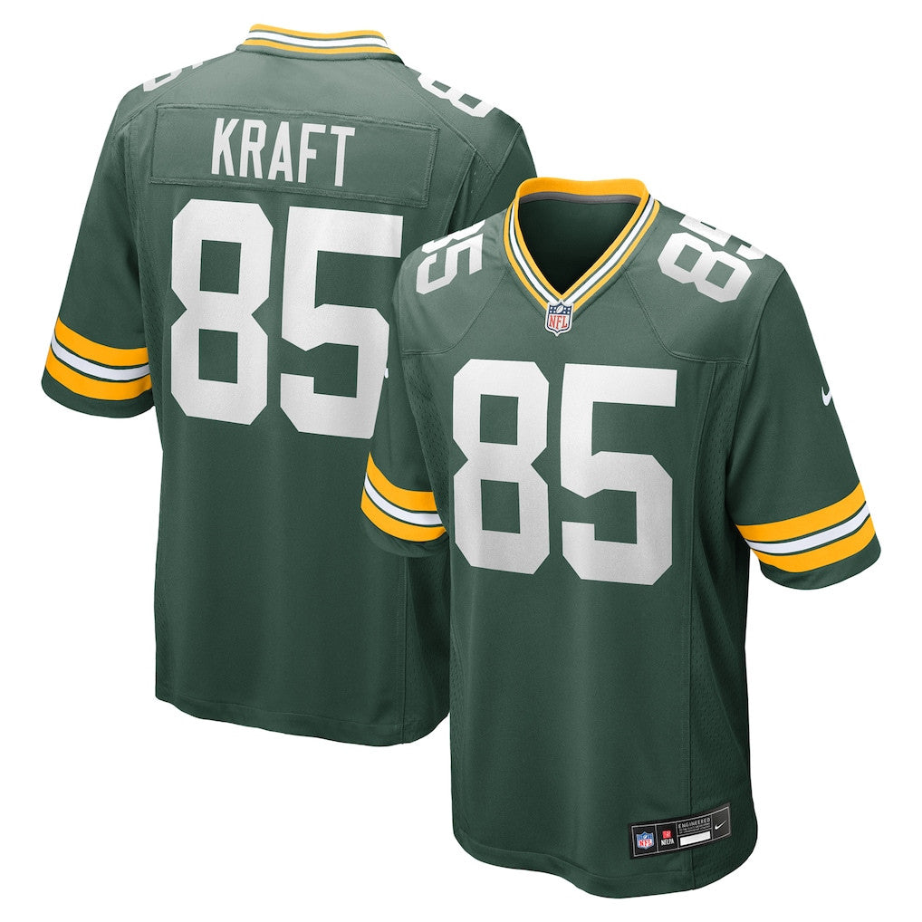 Tucker Kraft 85 Green Bay Packers Game Men Jersey - Green