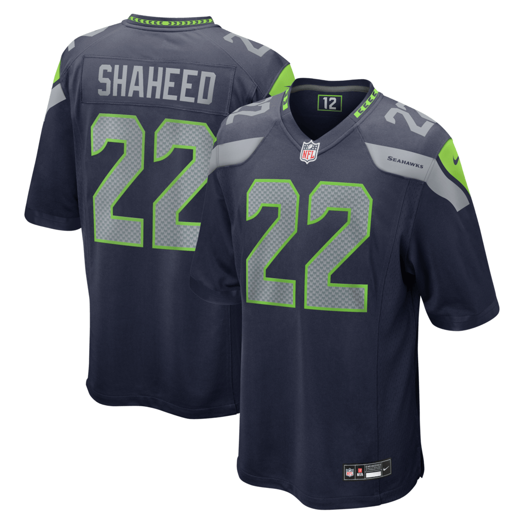 Rashid Shaheed 22 Seattle Seahawks Team Game Men Jersey - College Navy