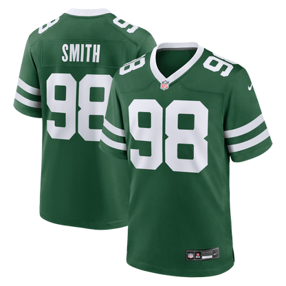 Mazi Smith 98 New York Jets Team Game Men Jersey - Legacy Green