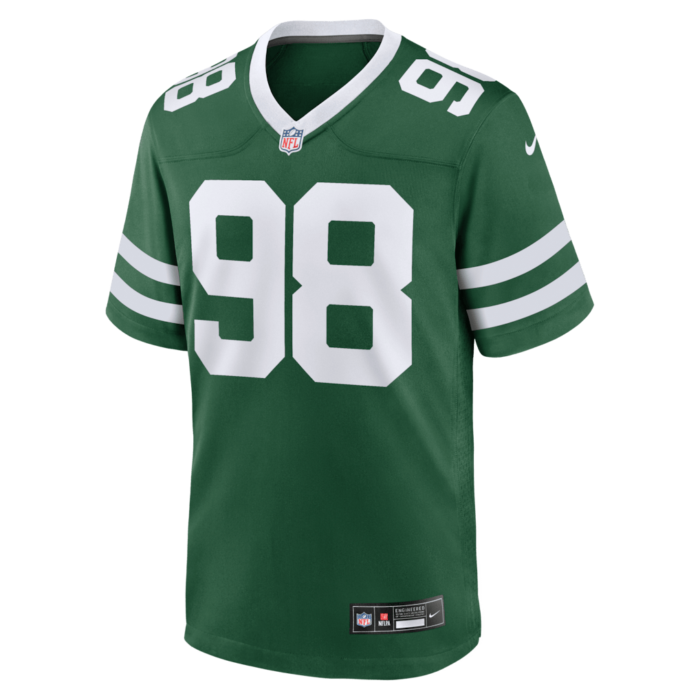 Mazi Smith 98 New York Jets Team Game Men Jersey - Legacy Green