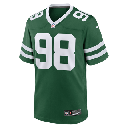 Mazi Smith 98 New York Jets Team Game Men Jersey - Legacy Green