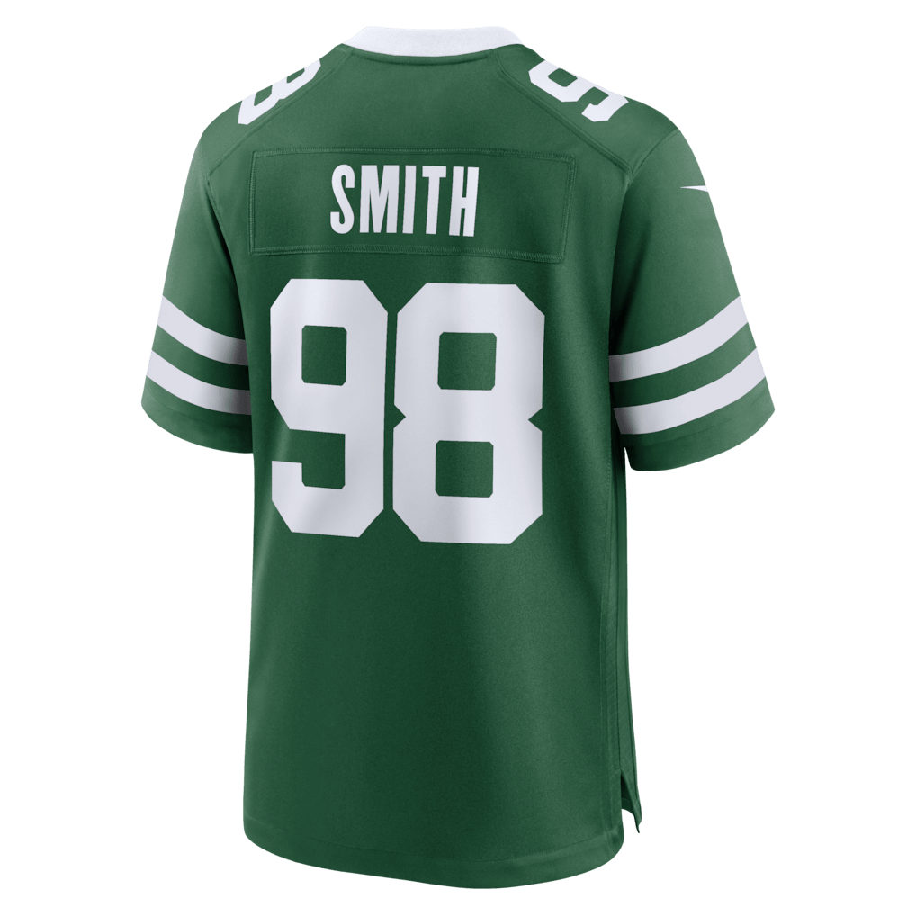 Mazi Smith 98 New York Jets Team Game Men Jersey - Legacy Green