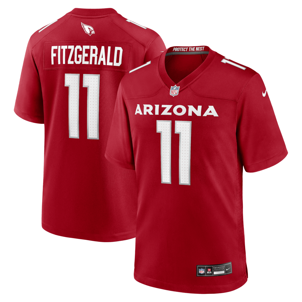 Larry Fitzgerald 11 Arizona Cardinals Team Retired Game Men Jersey - Cardinal