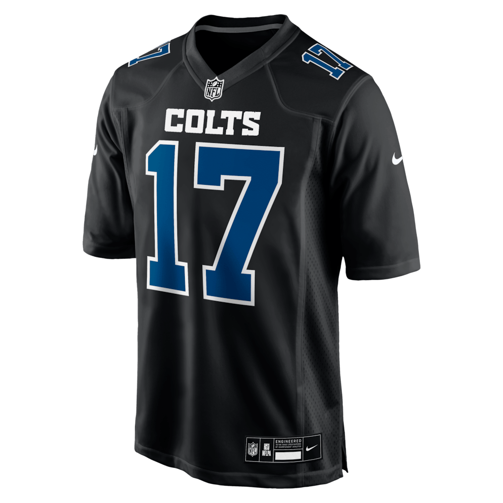 Daniel Jones 17 Indianapolis Colts Fashion Game Men Jersey - Carbon Black