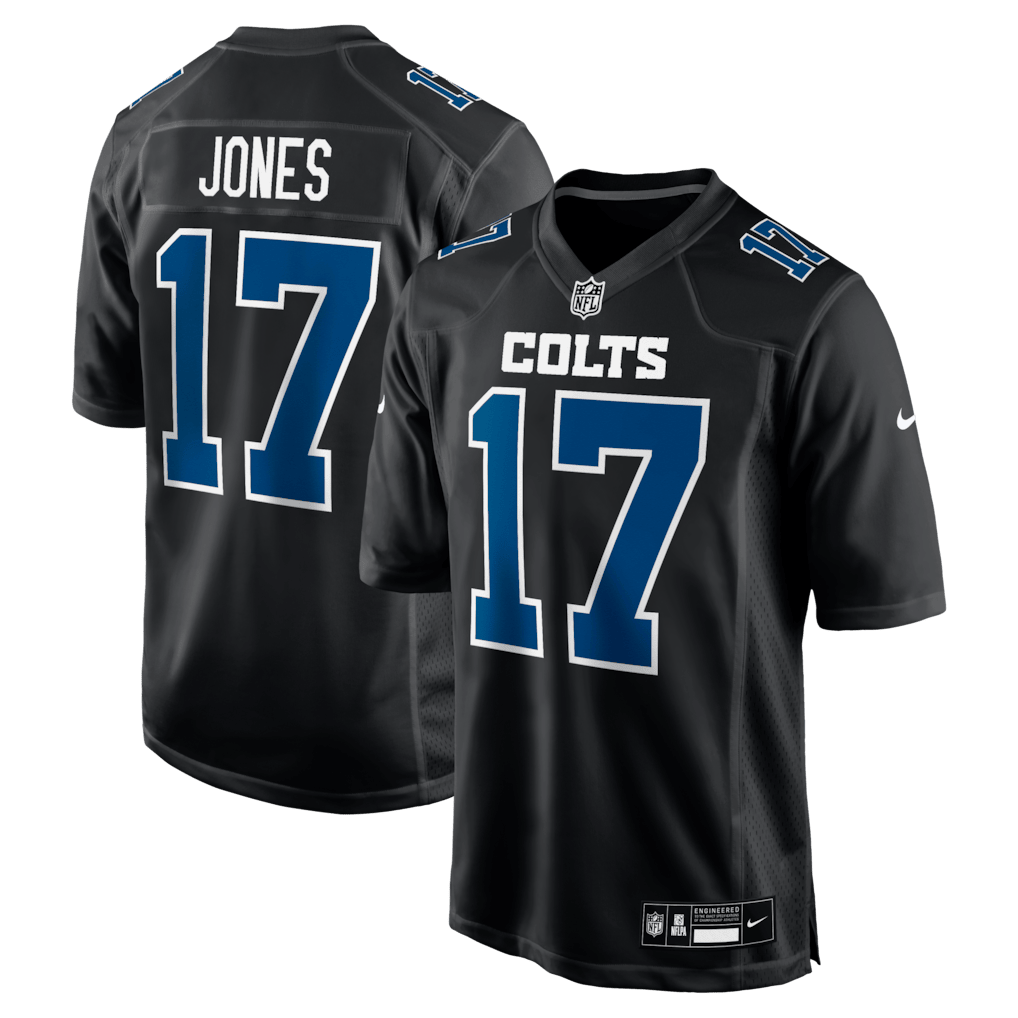 Daniel Jones 17 Indianapolis Colts Fashion Game Men Jersey - Carbon Black